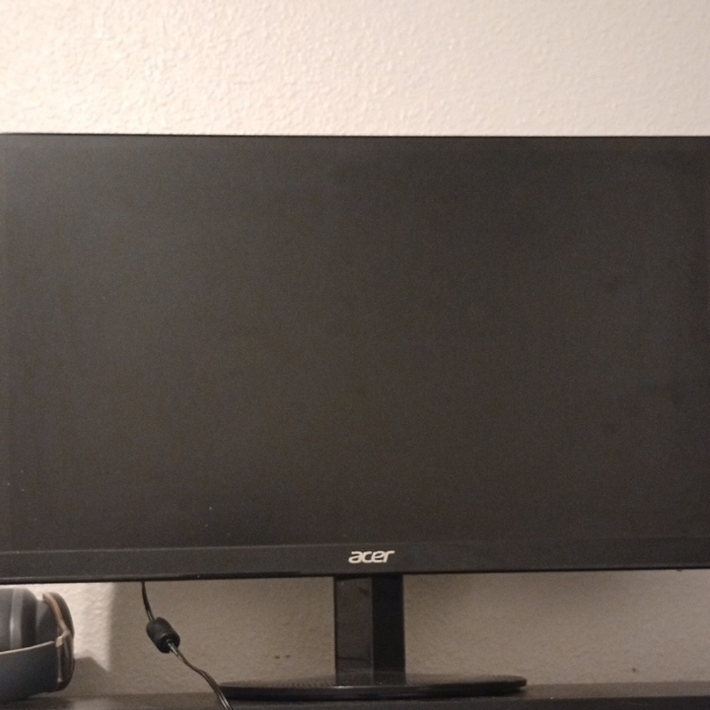 Acer Black External Monitor with Sleek Design